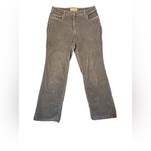 Women's Classic Gray‎ Corduroy Flare Jeans